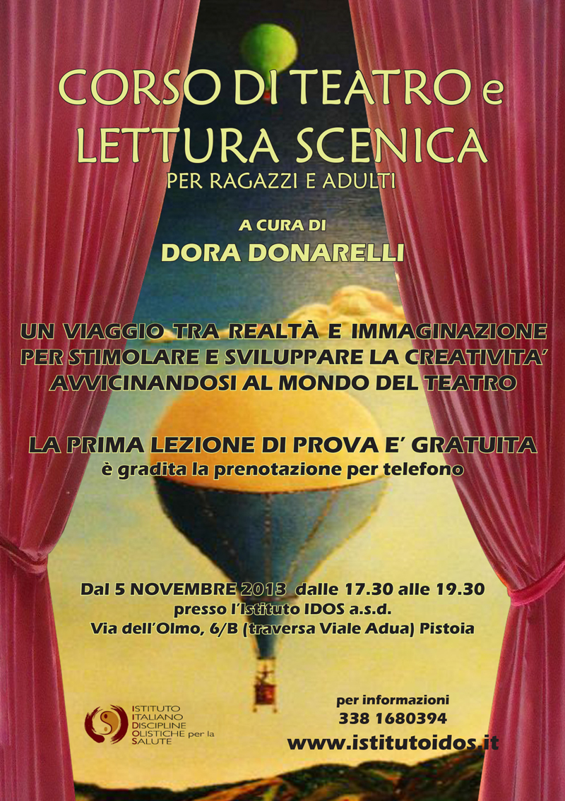 Corso di lettura scenica e teatro Dora Donarelli